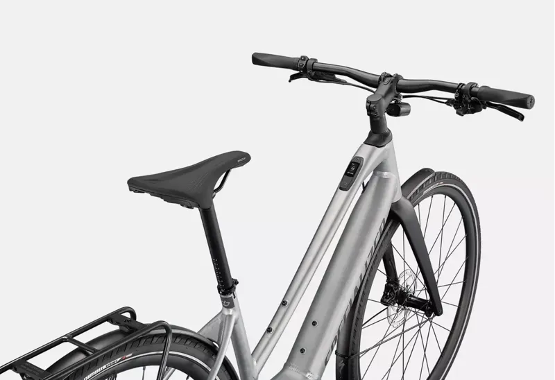 Specialized Turbo Vado SL 5.0 Step-Through EQ Electric Hybrid Bike 2024 in Silver Aluminium-5